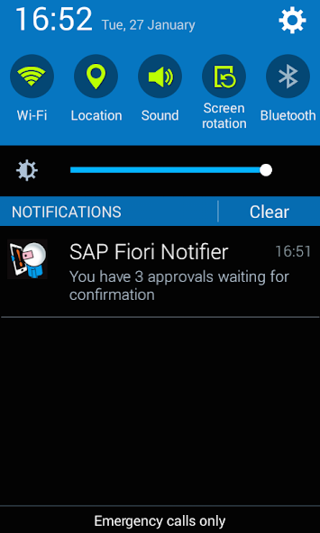 SAP Fiori Notifier