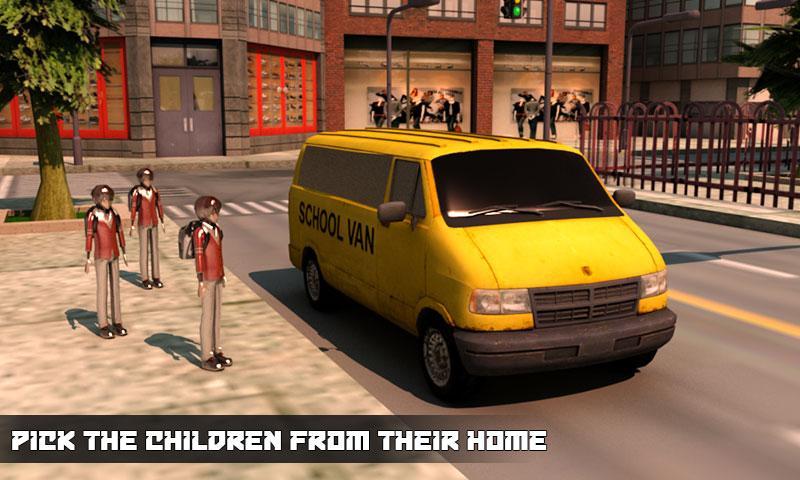 School Van Driver Simulator 3D