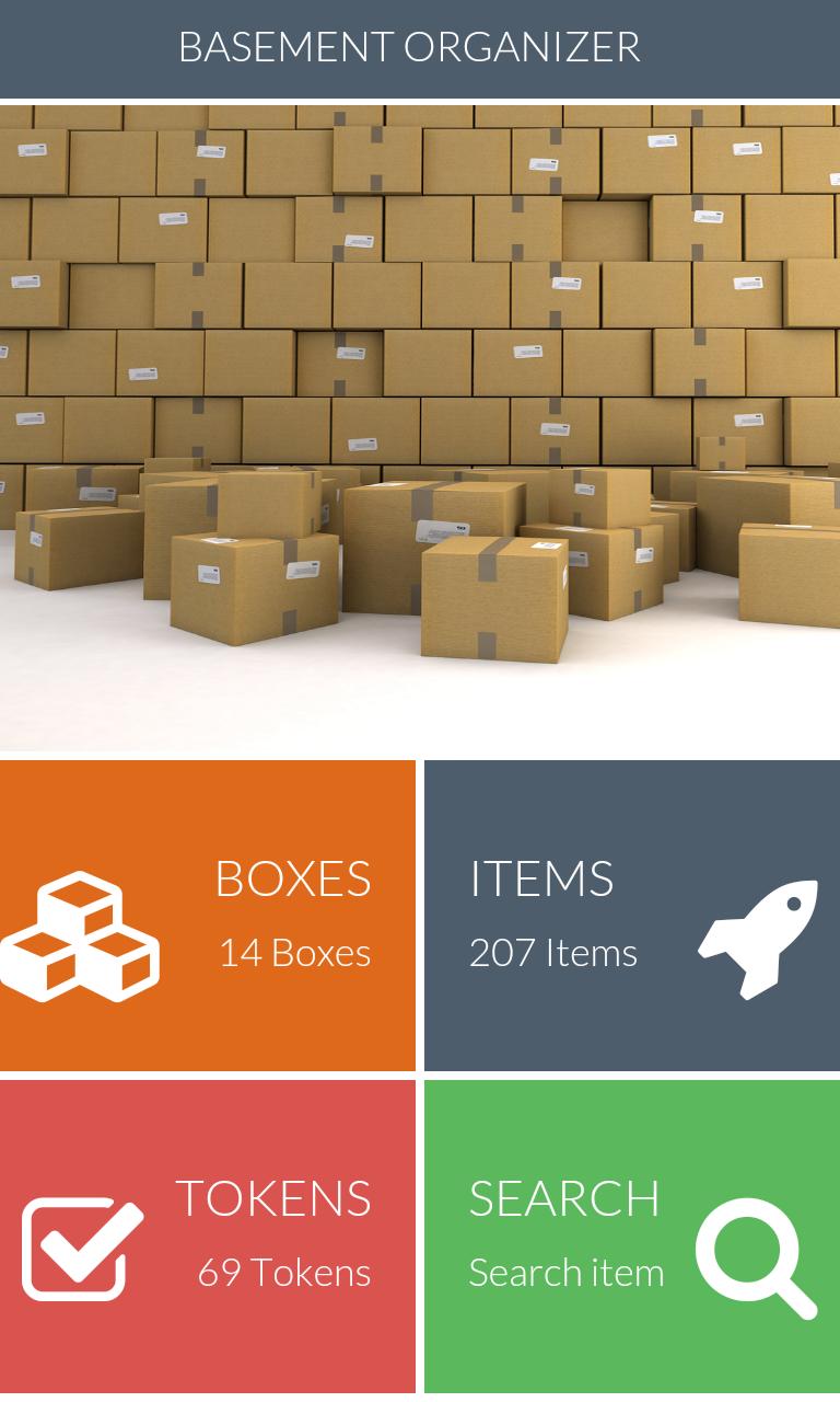 Basement - Storage Organizer