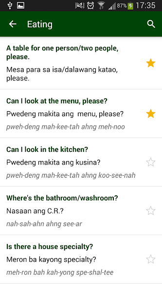 Filipino phrasebook