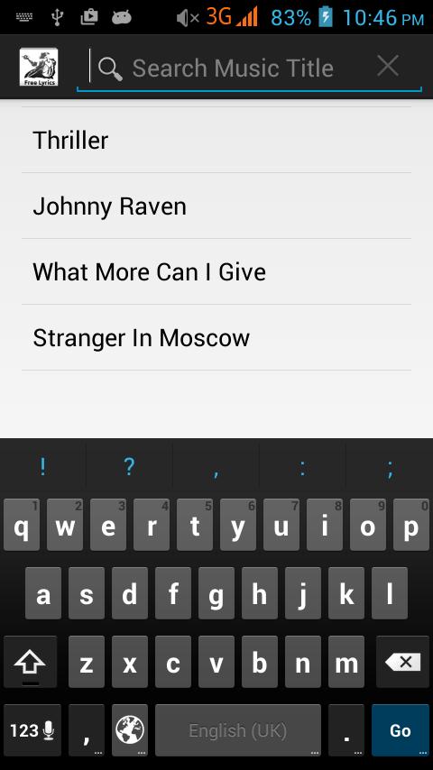 Michael Jackson Lyrics Free Of