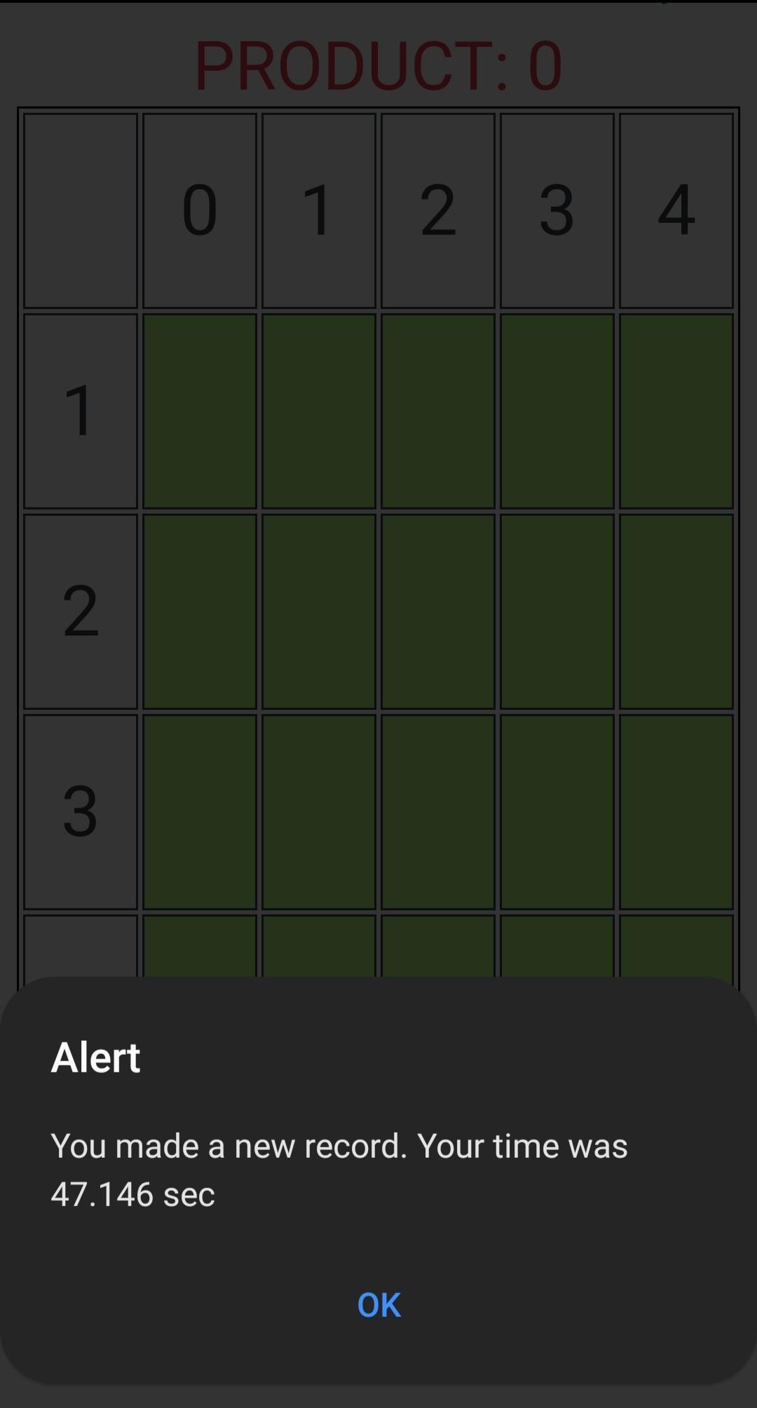 Times Table Grid Game