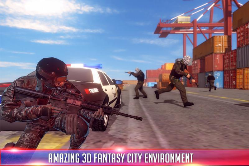 Police Horse Chase: Free Shooting Game