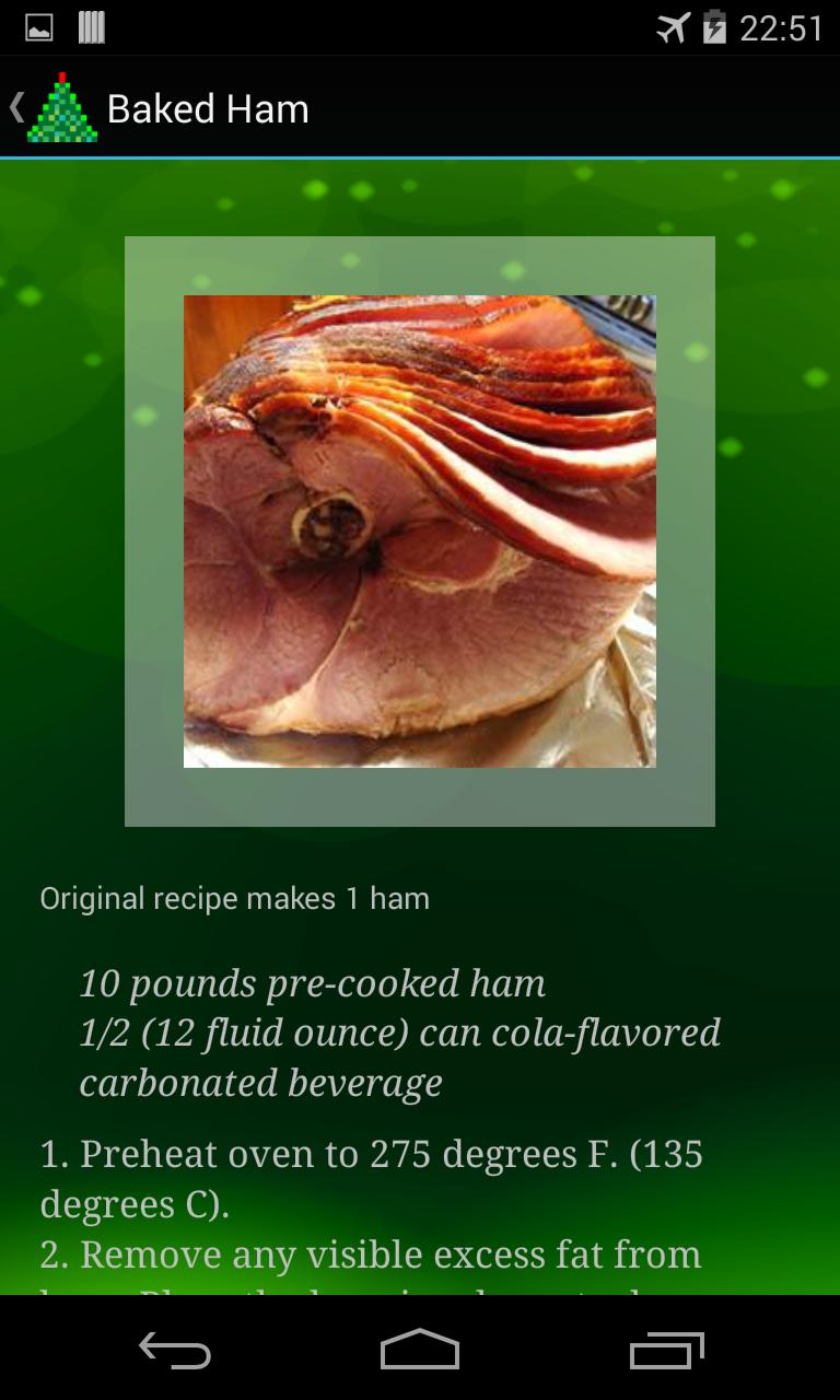 Christmas Recipes, Main Dishes