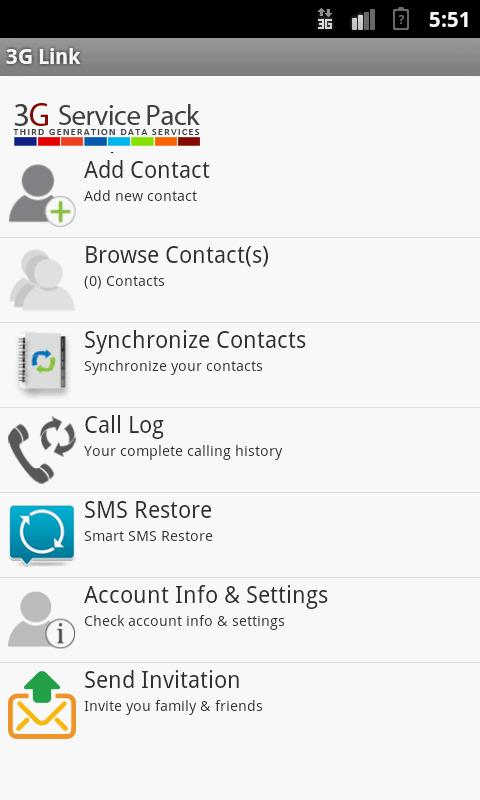 3G Link / Service Pack