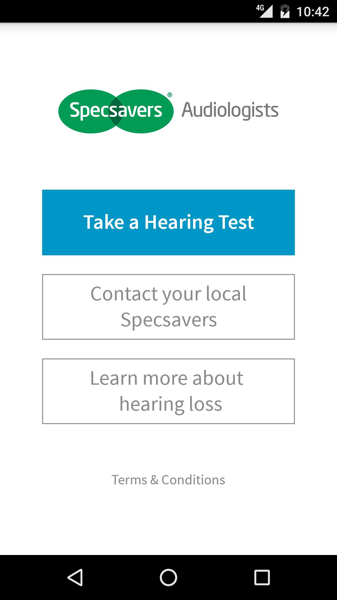 Specsavers Hearing Check