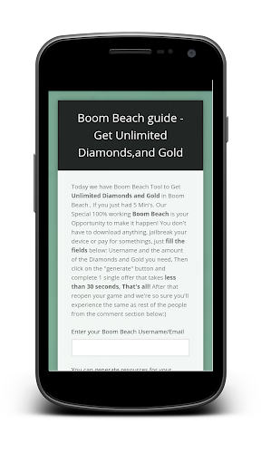 Ressources for boom beach