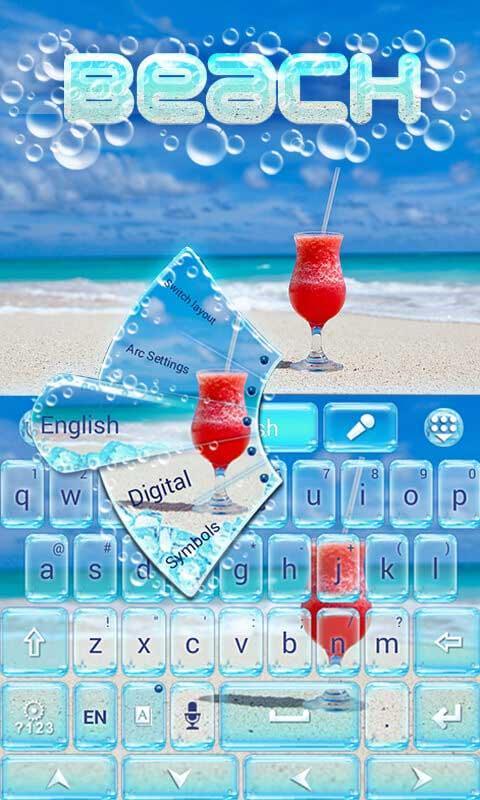 Beach GO Keyboard Theme