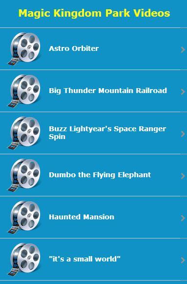 Orlando Theme Park Ride Videos