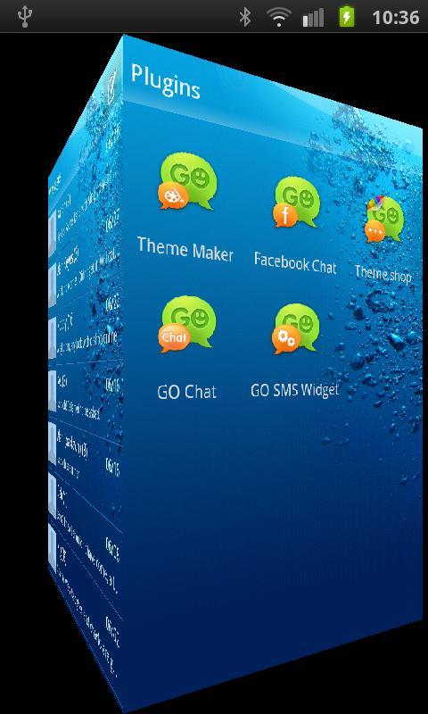 GO SMS PRO THEME Underwater