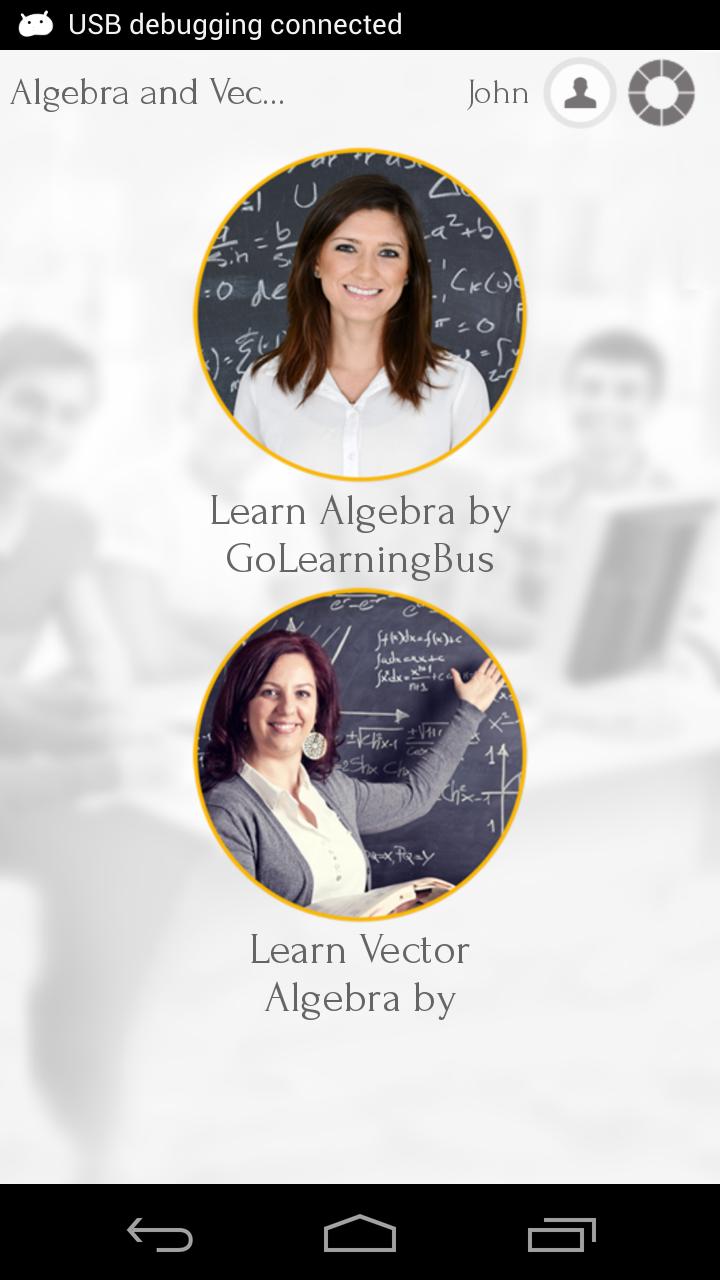 Algebra and Vector Algebra