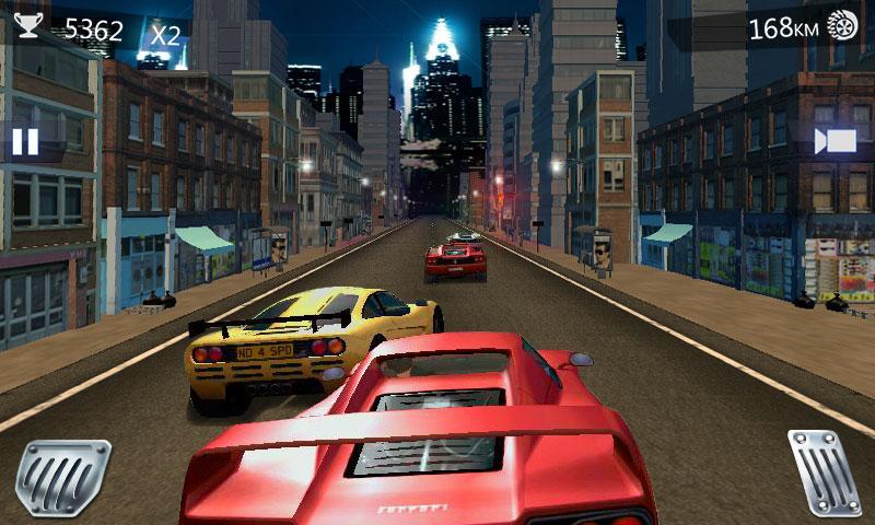 Highway Traffic Racing Car