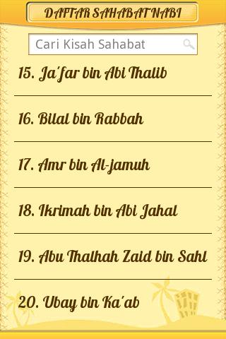 Marbel Kisah Sahabat Nabi