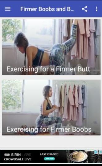 Firmer Boobs and Butts