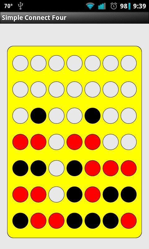 Simple Four in a Line