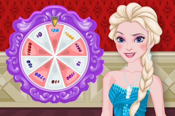 Elsa Lucky Wheel Shopping