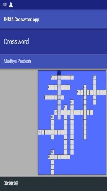 INDIA crossword App