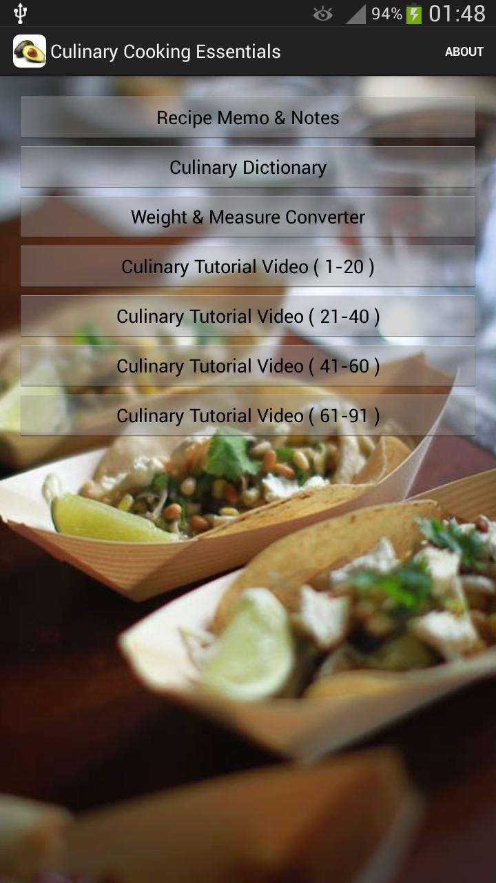 Culinary Cooking Essentials