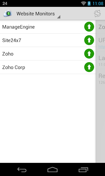 Mobile Poller for Site24x7