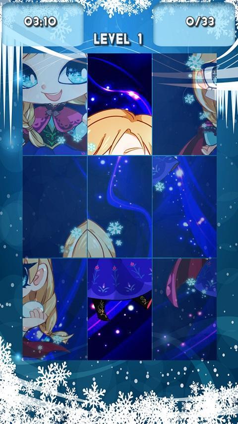 Ice Princess Frozen Puzzle