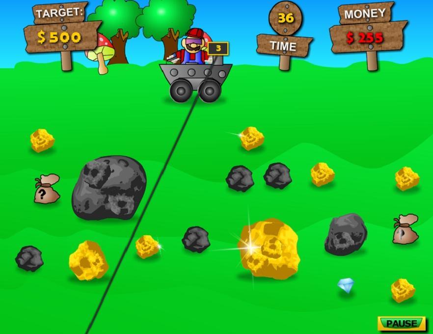 Gold n Gems Miner top