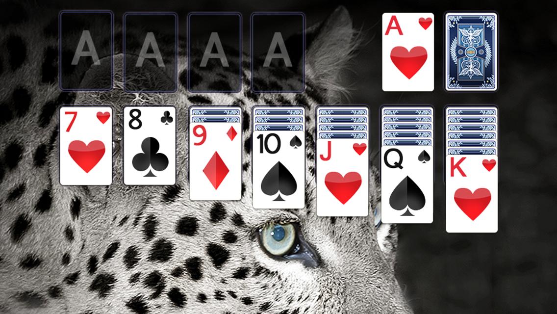 Solitaire Leopard Theme