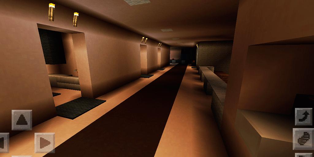 Modern House in the Mountain. Map for MCPE