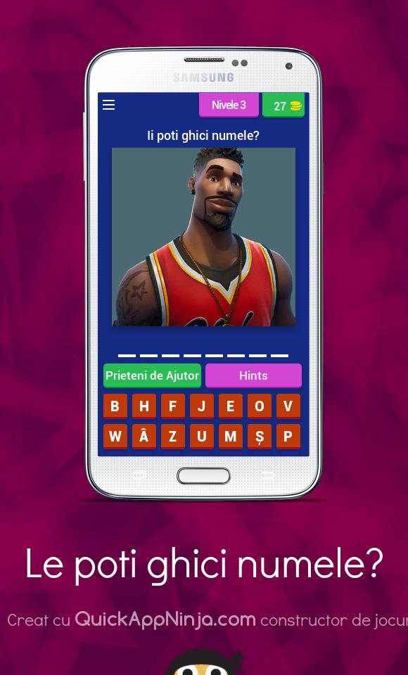 Le poti ghici numele?