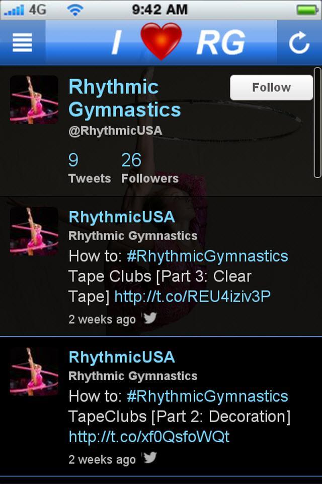 Rythmic Gymnastics APP
