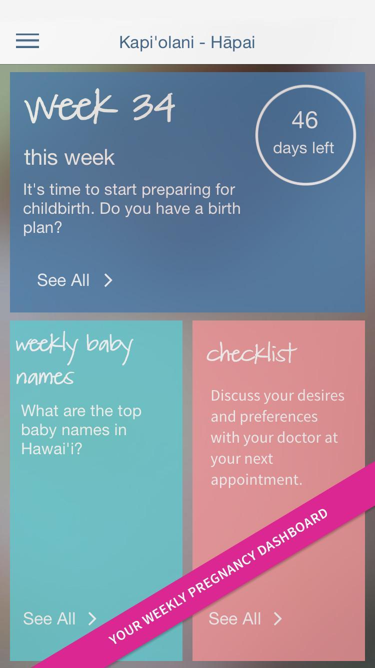 Kapiolani Hapai: Maternity App