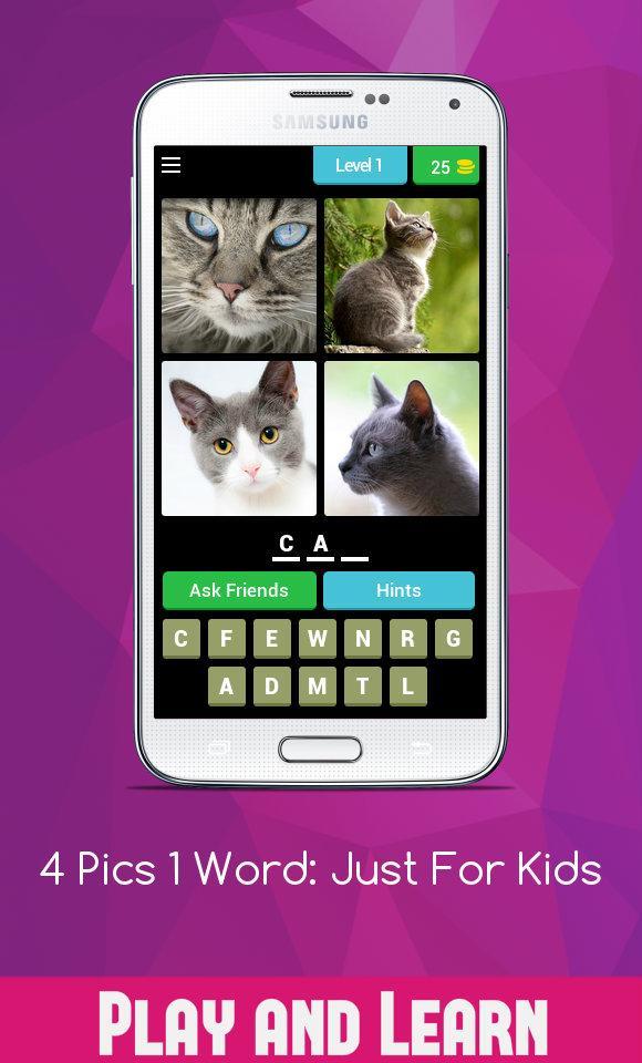 4 Pics 1 Word: Just For Kids