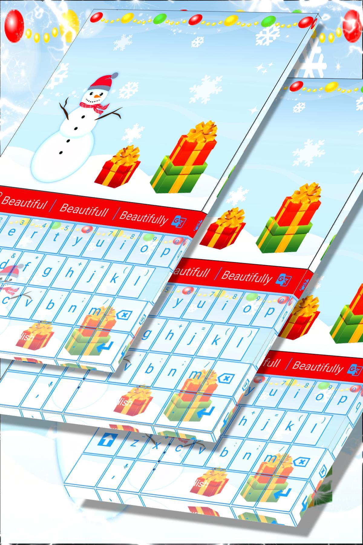 Snowman Theme Keyboard