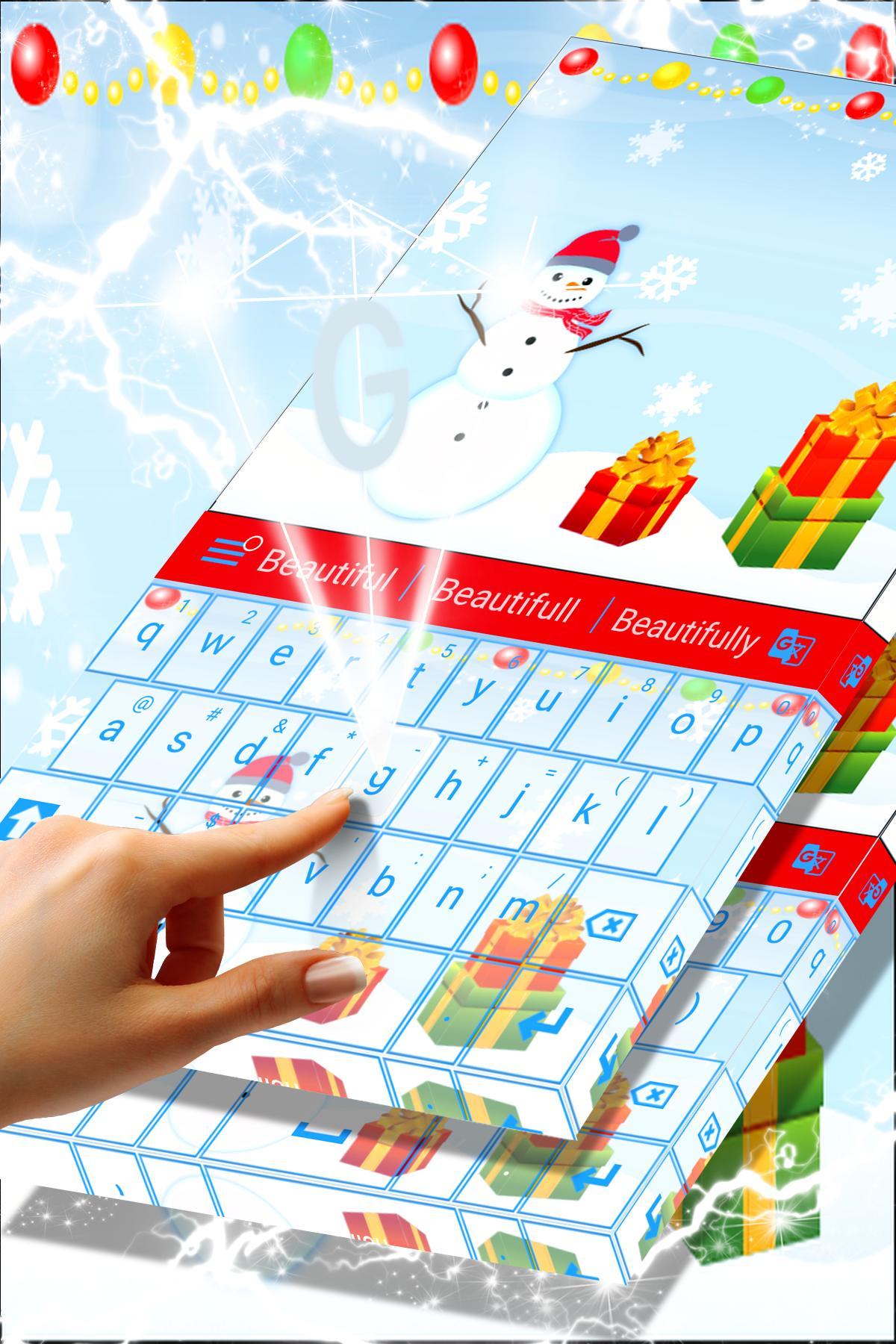 Snowman Theme Keyboard