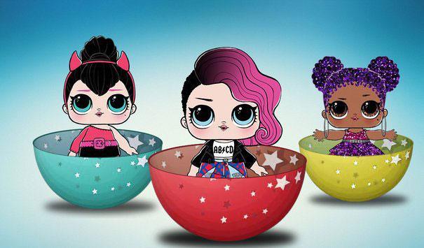 LOL big surprise opening eggs