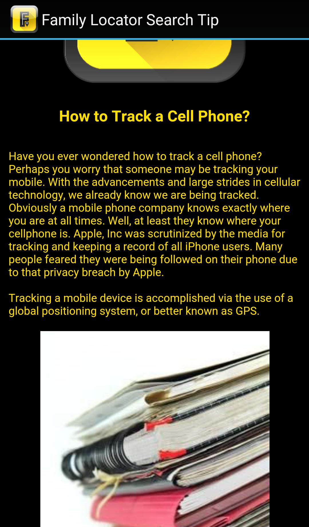 Family Locator Search Tip