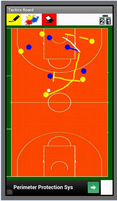 Basketball Tactics Board