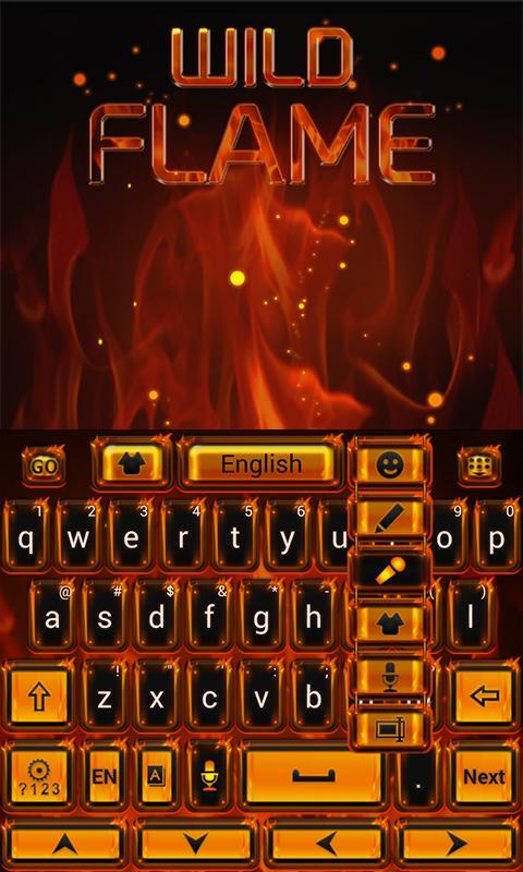 Wild Flame GO Keyboard Theme