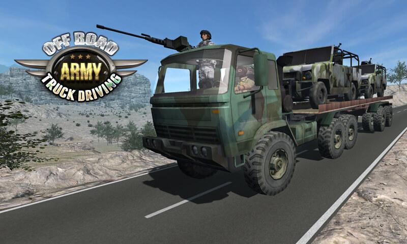 Offroad Army Truck Driving
