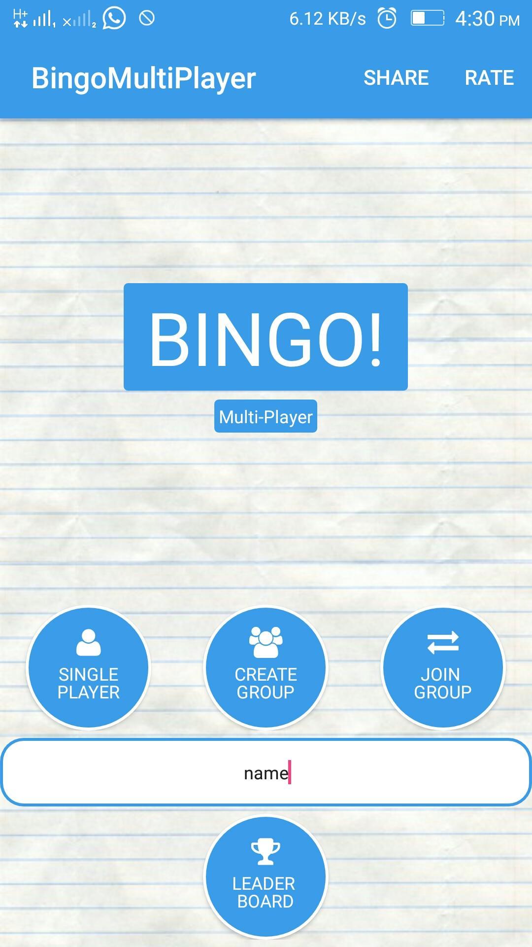 Bingo MultiPlayer