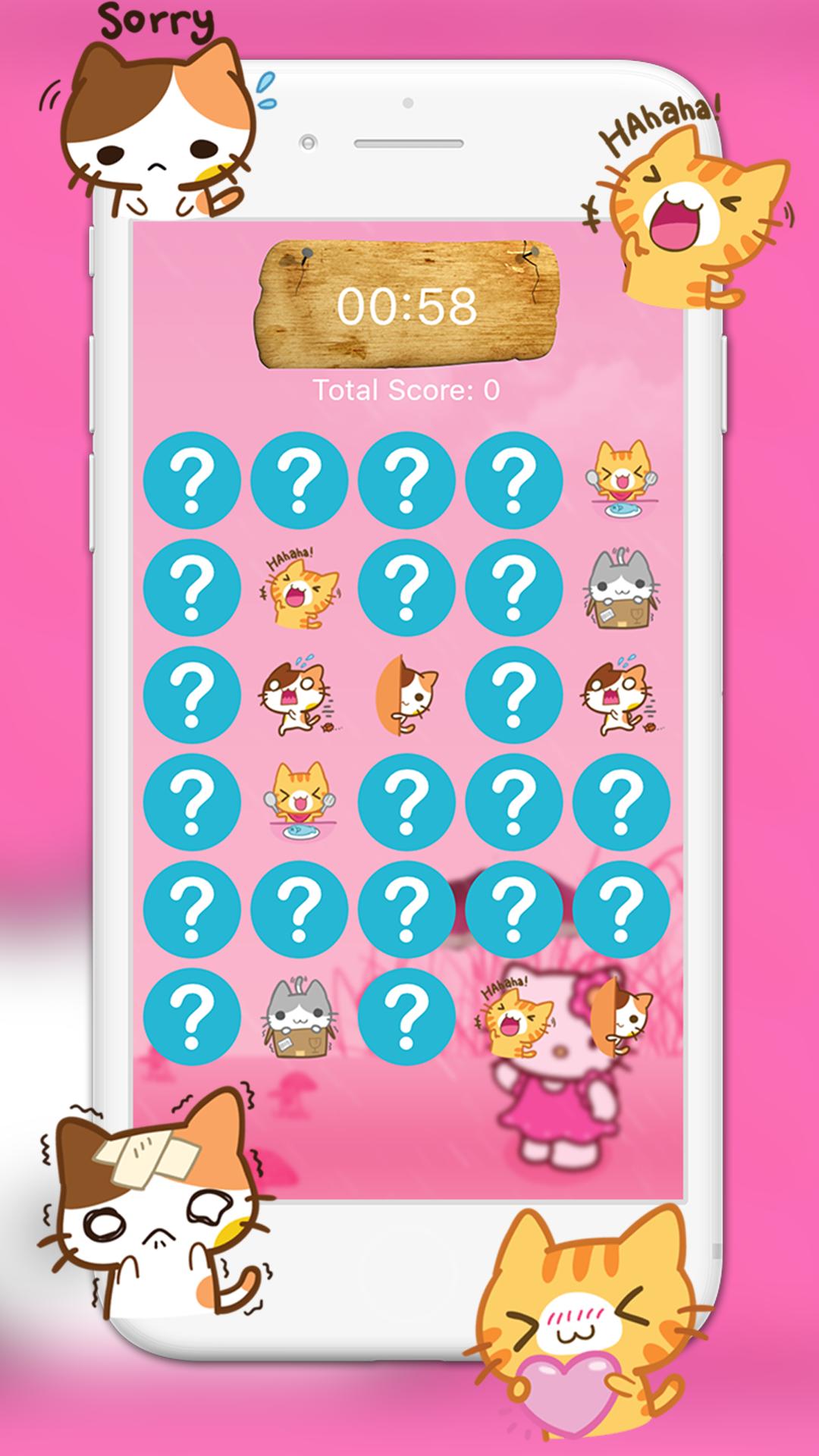 Memory Games: Brain Training With Kawaii Kitty