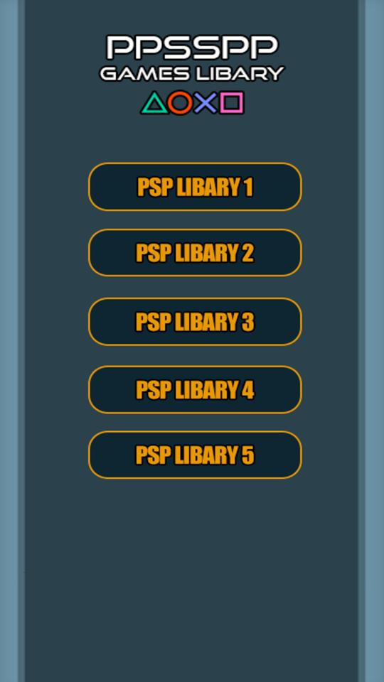 PSP - Games Libary