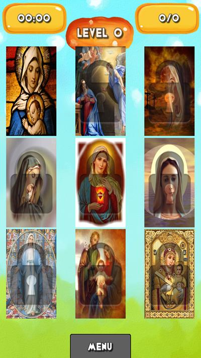 Virgin Maria Jigsaw Puzzle