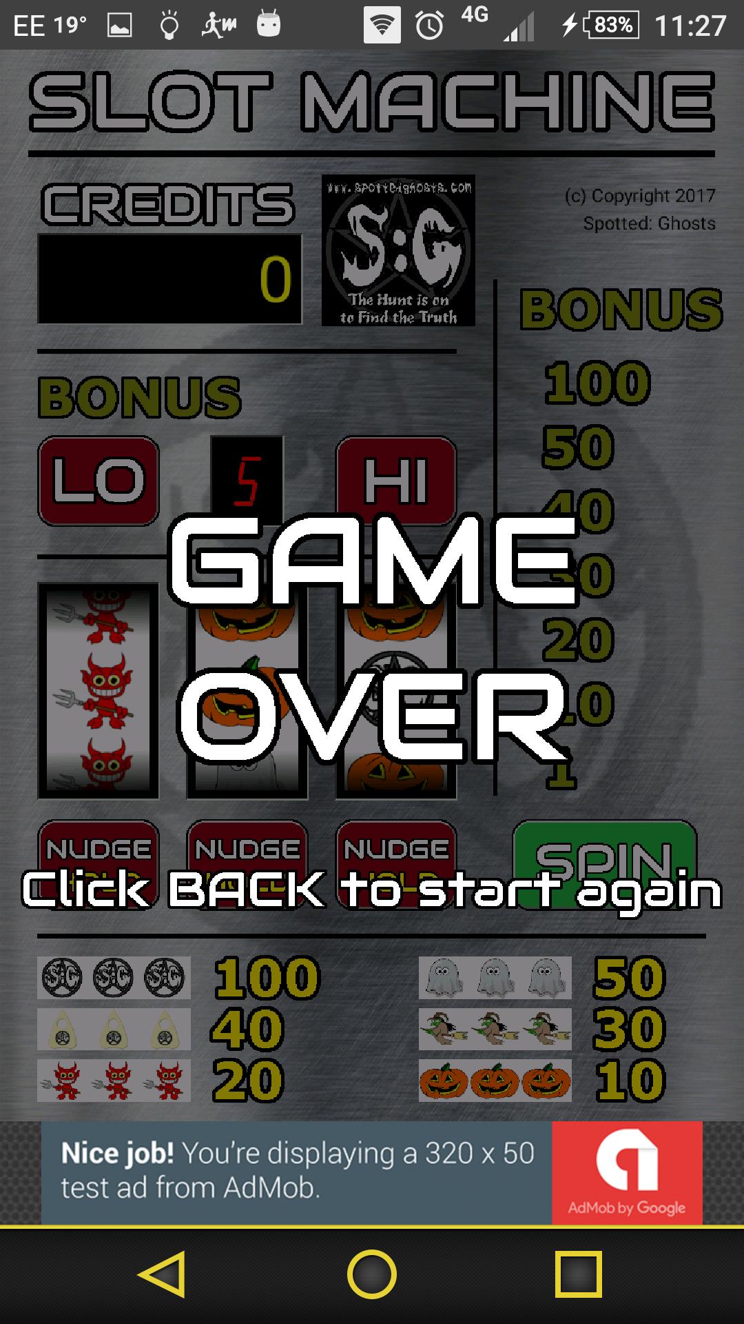 Spotted Ghosts Slot Machine