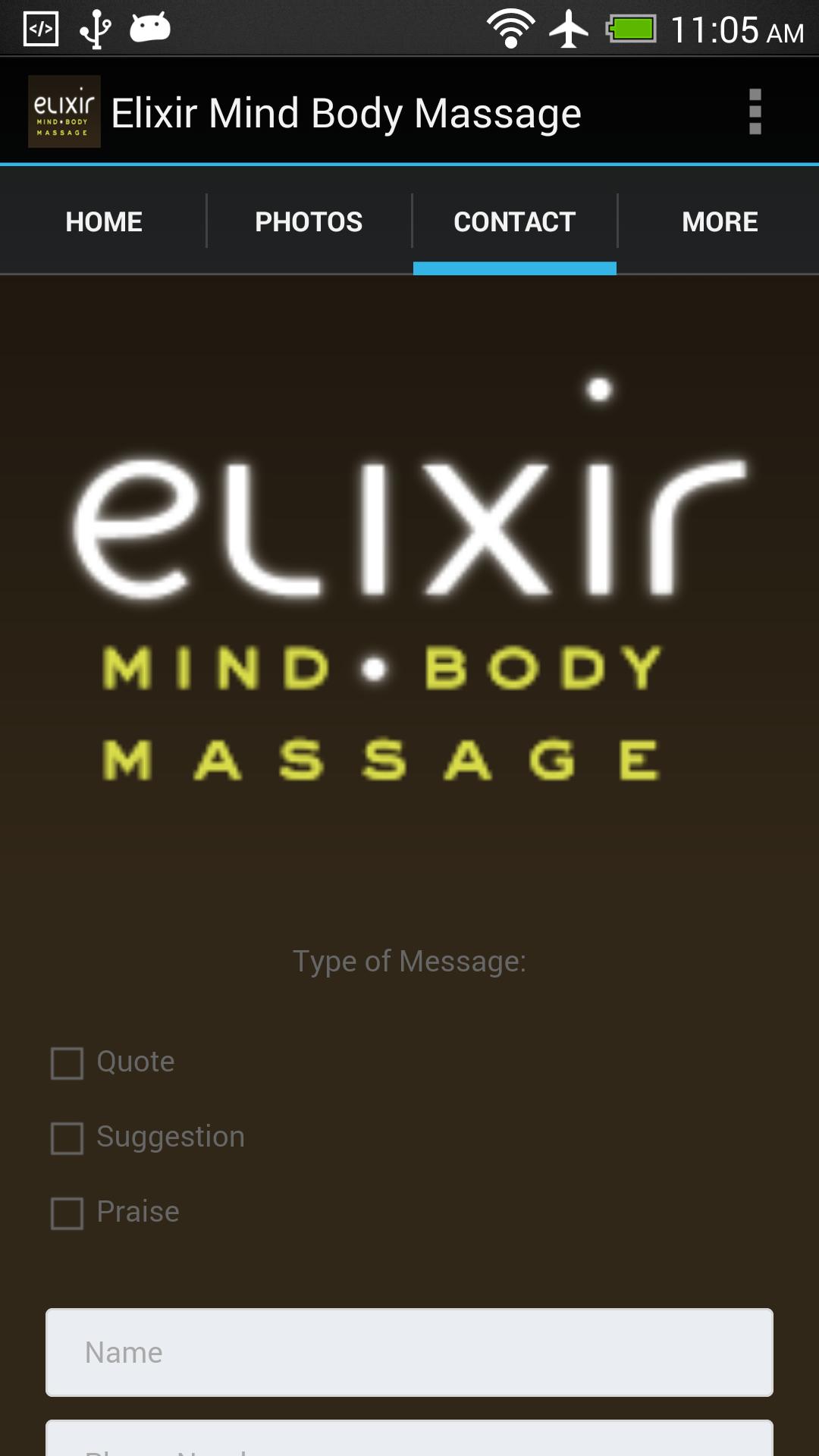 Elixir Mind Body Massage