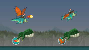 Justin Flying with Gustav