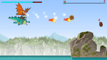 Justin Flying with Gustav