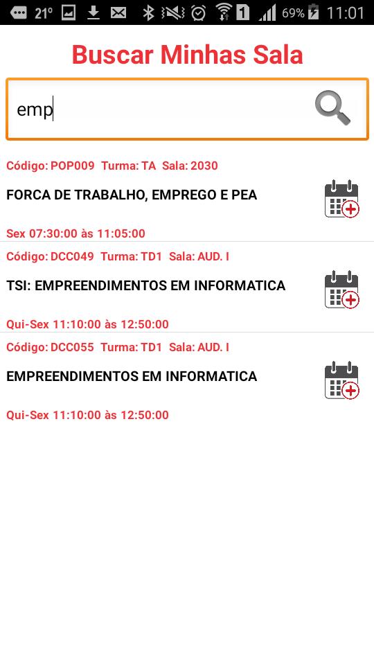 Minhasala - ICEx UFMG