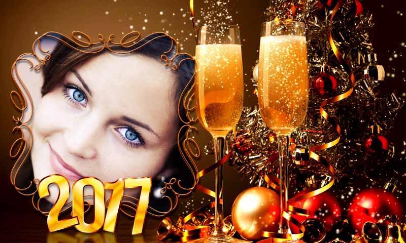 New Year 2017 Photo Frame