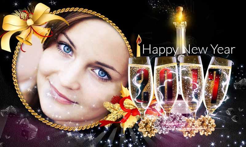 New Year 2017 Photo Frame