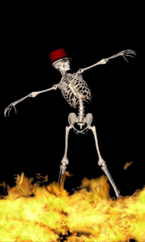 Dancing Skeleton Live Wallpaper